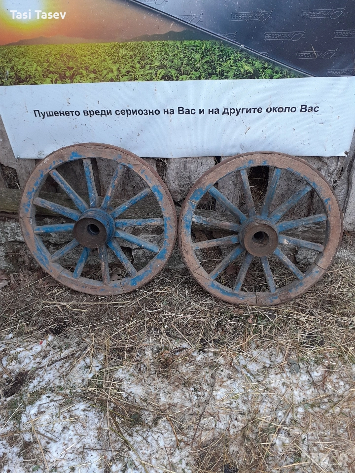 колела от каруца, снимка 1