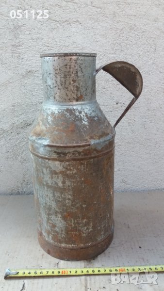 Метален възрожденски гюм за мляко - 8 литра , снимка 1