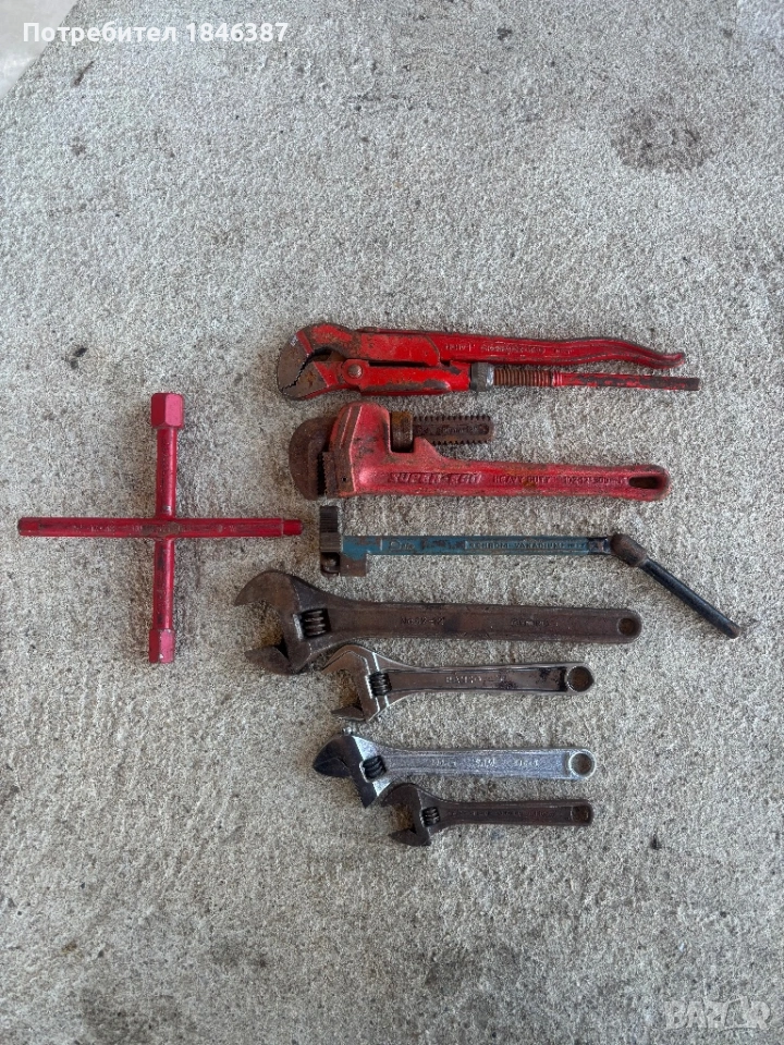 Водопроводни ключове Dako, Rothenberger, VBW, Super Ego, Gedore, Bahco, снимка 1