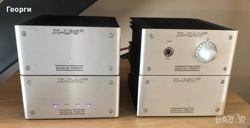 Musical Fidelity 1. PowerSupply - X-PSUv3 , 2.Headphone amplifier X-Can v3.3 DAC X-DACv3.4PHONO PREA, снимка 1