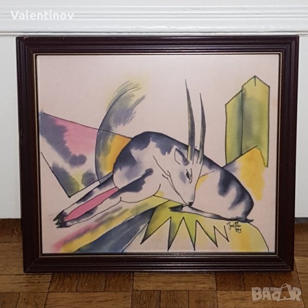 Картина върху коприна , снимка 1