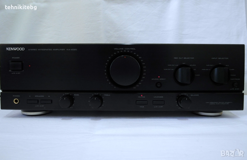 ⭐⭐⭐ KENWOOD KA-4020 ⭐⭐⭐  Хубав и мощен усилвател , 2 х 100/75 вата (4/8 ома), снимка 1