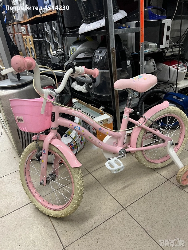 Детско момичешко колело 16” – отлично състояние, снимка 1
