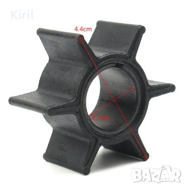 ВОДНА ПОМПА ИМПЕЛЕР за Tohatsu извънбордов двигател вал 17.20 диаметър 44.25мм Н20.25мм  345-65021 , снимка 1