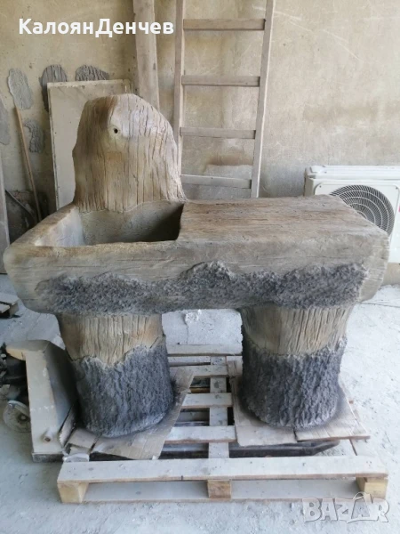 Градинска мивка от щампован бетон , снимка 1