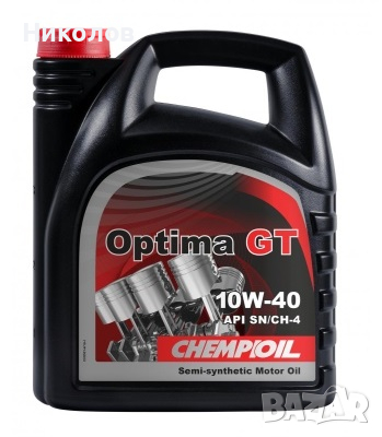 Моторно масло CHEMPIOIL 10W-40 Optima GT - 4л., снимка 1