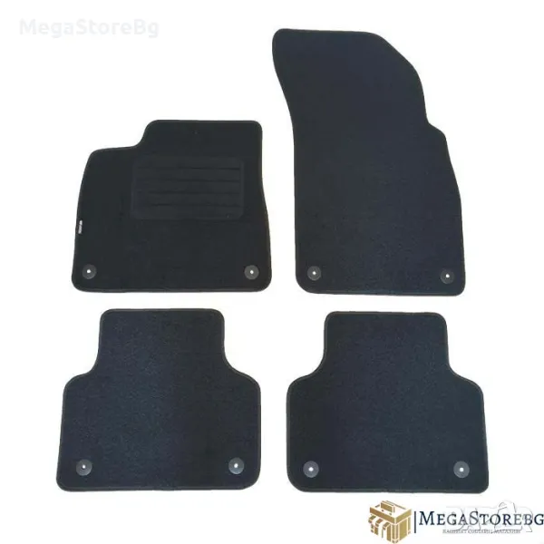 Мокетни стелки за AUDI Q7 II 2015- 4 части, снимка 1