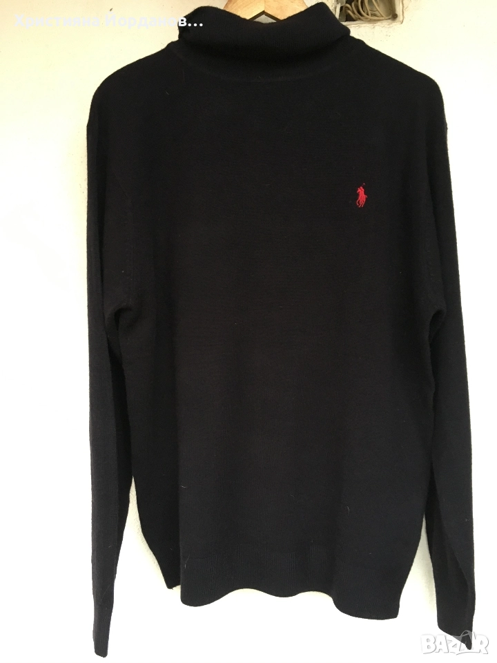 100% кашмир Поло пуловер, ХХЛ, снимка 1