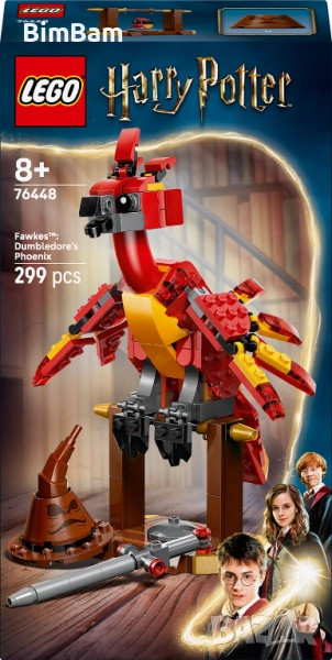 Конструктор LEGO® Harry Potter 76448 - Фоукс: Фениксът на Дъмбълдор, снимка 1
