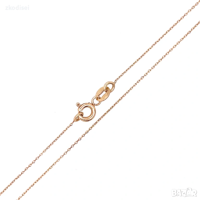 Златен синджир 0,82гр. 41,5см. 14кр. проба:585 модел:36334-3, снимка 1