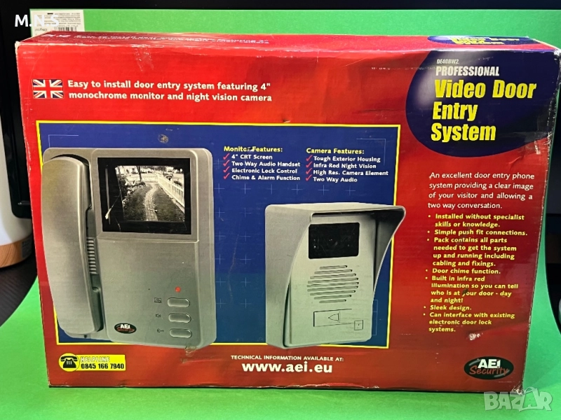 Домофон звънец с камера - ново, снимка 1