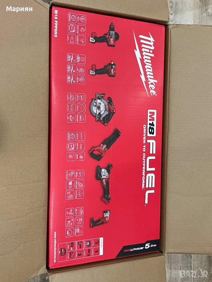 Акумулаторен комплект Milwaukee m18 FPP6H3-502B, снимка 1