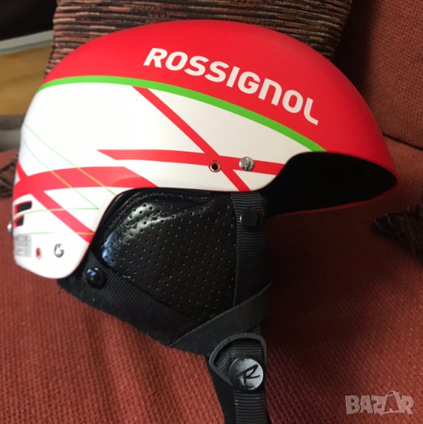 ROSSIGNOL HERO 8 60см- състезателна каска за слалом + метален предпазител/наморник росиньол хиро 8, снимка 1