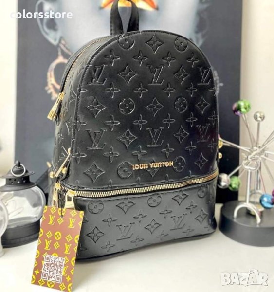 Луксозна Черна раница /реплика  Louis Vuitton кодDS- PL454, снимка 1