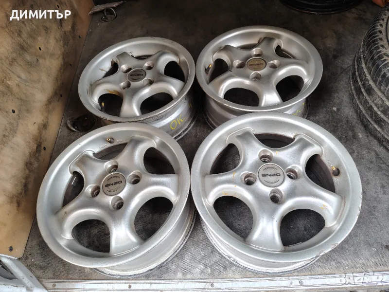 4БР.Алуминиеви джанти 14ки 4x100 6j et38 за VW,SEAT,TOYOTA,MAZDA, снимка 1