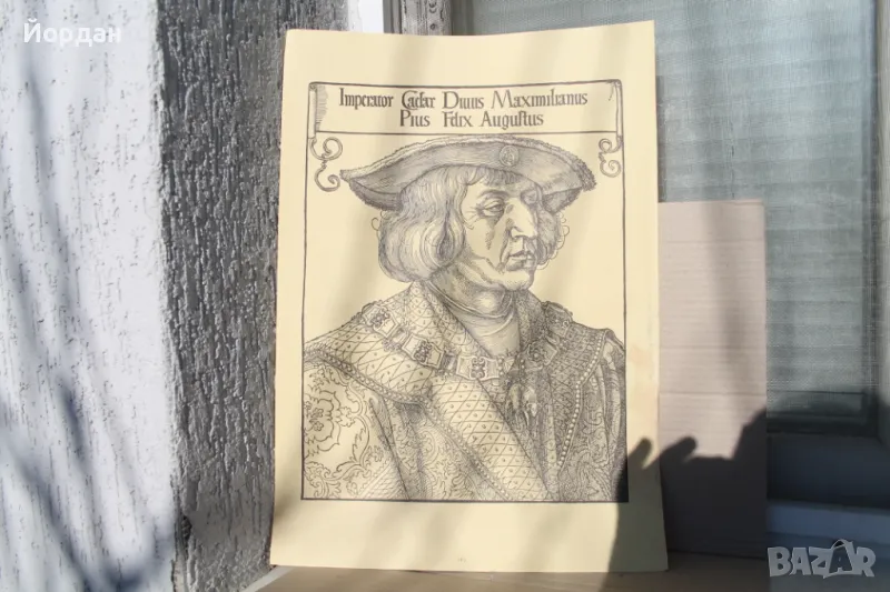 Литография ''Албрехт Дюрер'', снимка 1