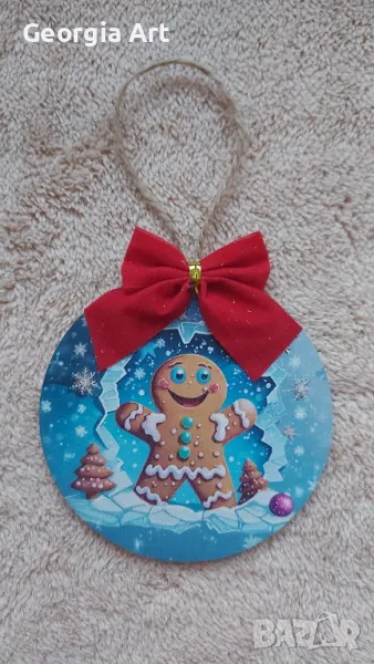 🎄Коледна декорация Джинджифилово човече, снимка 1