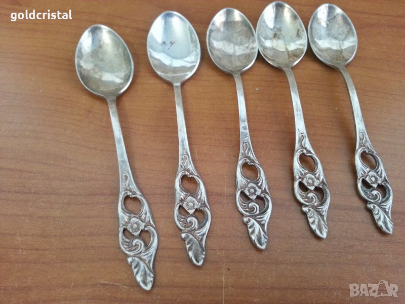Посребрени лъжички за кафе, снимка 1