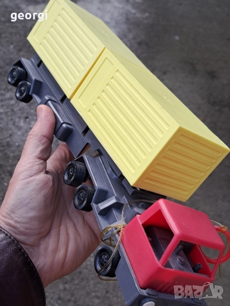 стара българска играчка камионче 27/5, снимка 1