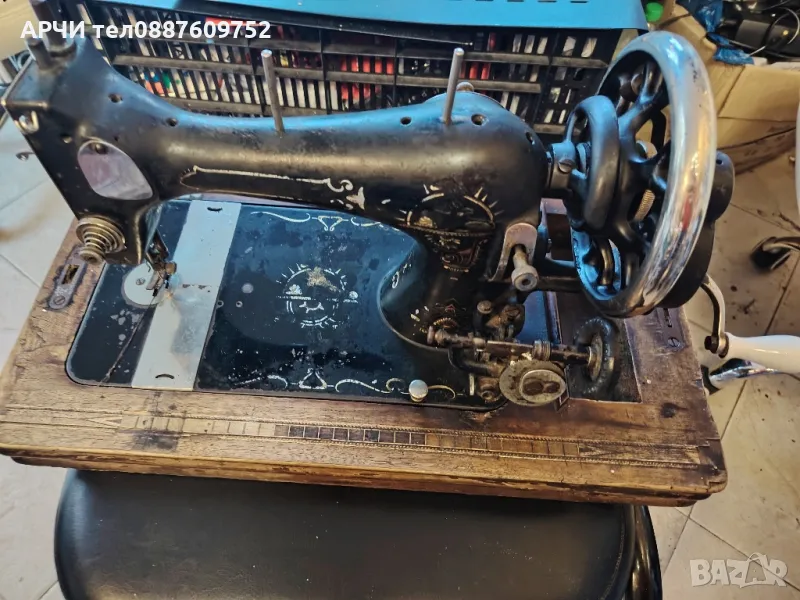 Шевна машина Вера за декорация VERA - Vintage, снимка 1