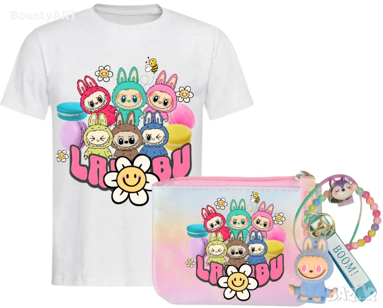 Подаръчен комплект Лабубу / Labubu, снимка 1