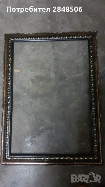 Продавам дървена рамка за картина размер 46,5 см/ 64 см.Вътрешни размери-38,3 см/ 55,3 см., снимка 1
