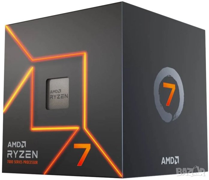 Процесор AMD RYZEN 7 7700 8-Core 3.8 GHz (5.3 GHz Turbo) 32MB/AM5/BOX, снимка 1