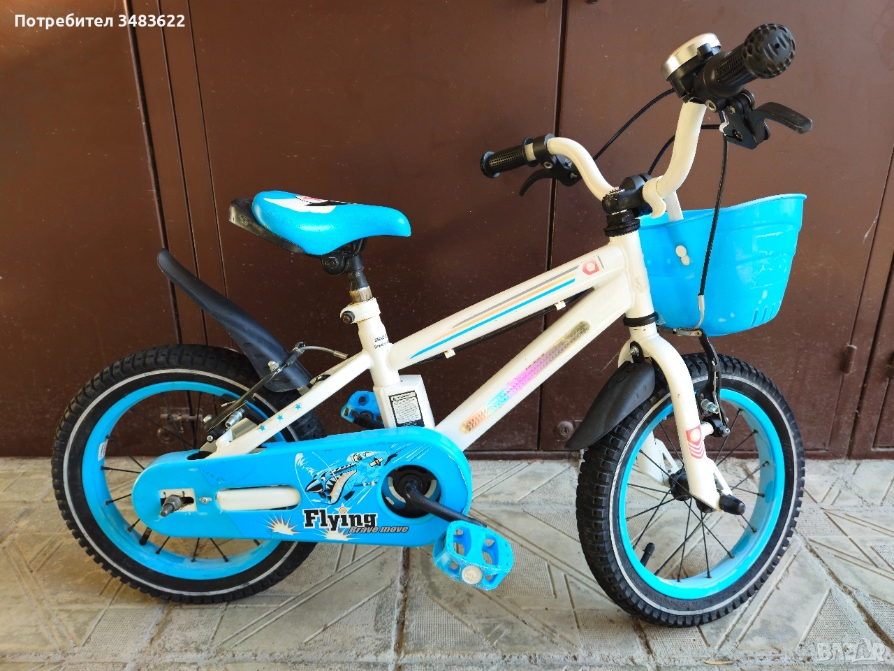 Детско колело/велосипед MONI 14 цола, снимка 1