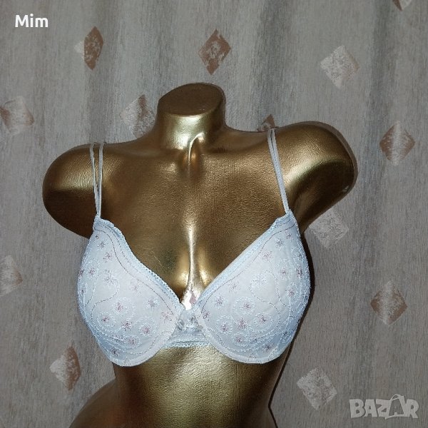 Skinto Skin 80 C Дантелен сутиен в цвят екрю , снимка 1