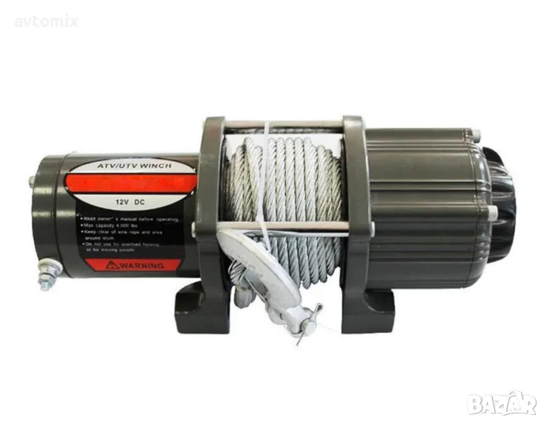 Електрическа лебедка 5500LBS, с дистанционно, 12V, до 2.5 т, снимка 1