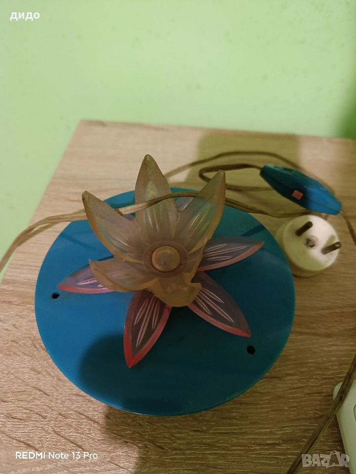 Руска, нощна лампа- водна лилия , снимка 1