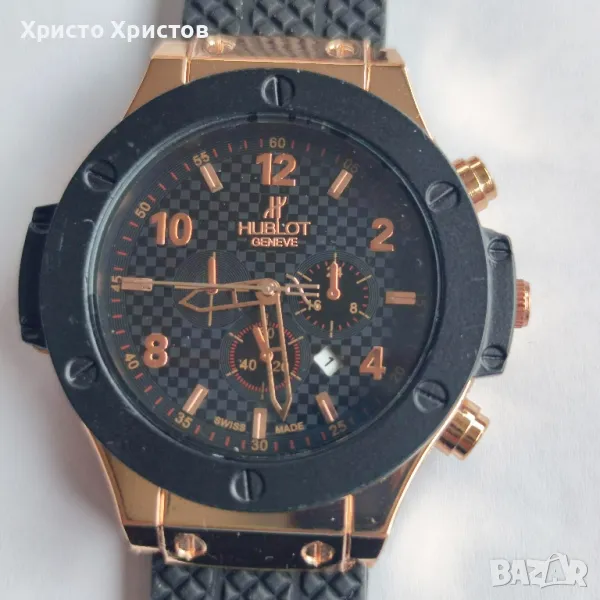 Мъжки луксозен часовник Hublot Gold Edition Limited , снимка 1