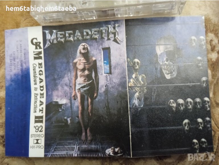 РЯДКА КАСЕТКА - MEGADETH - Countdown to Extinction с разгъваща се обложка - CR, снимка 1