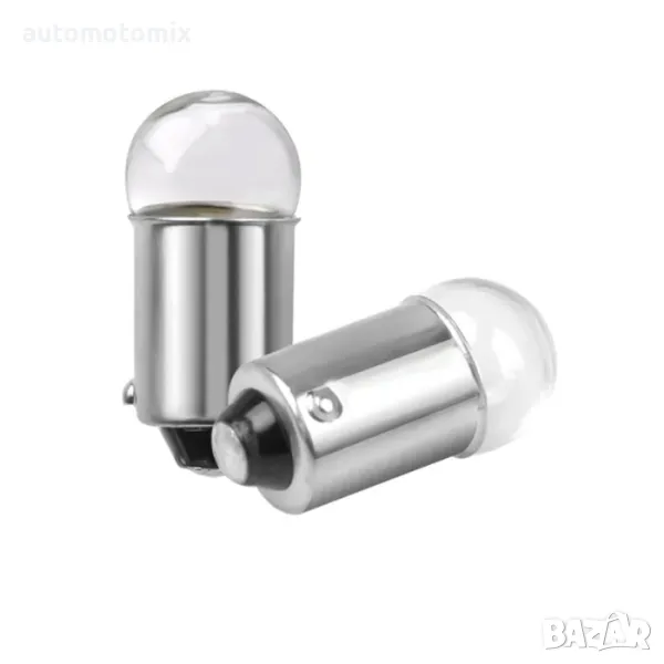 Диодни крушки BA9S, 12V 2бр. - 11237, снимка 1