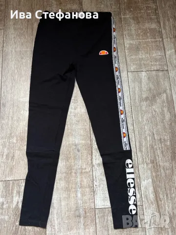 Нов черен спортен памучен памук панталон ellesse, снимка 2 - Панталони - 49380338