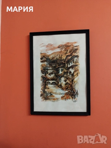 Оригинална картина от Крум Костов, снимка 5 - Антикварни и старинни предмети - 54210948