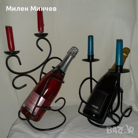 Свещник, поставка за вино. Два броя за 18 лева. , снимка 1 - Декорация за дома - 42756571