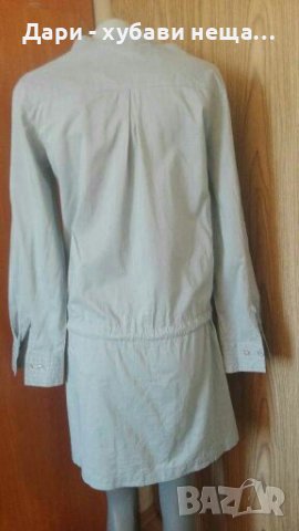 Памучна синя риза, с кройка на парка🍀❤S,S/M❤🍀арт.4386, снимка 4 - Ризи - 37330320