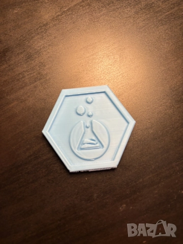 lab coin бебешко синьо