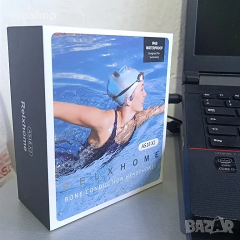 НОВИ Слушалки Relxhome AS18 X2 Bone Conduction, слушалки за плуване с вградена 16 GB памет, MP3, снимка 9 - Bluetooth слушалки - 50511231