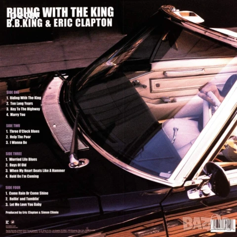 b. b. king and eric clapton - riding with the king Lp, снимка 2 - Грамофонни плочи - 50537712