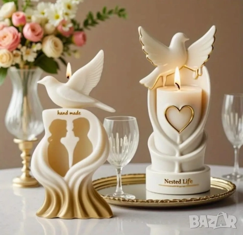 Комплект 2 броя молдове за сватба 