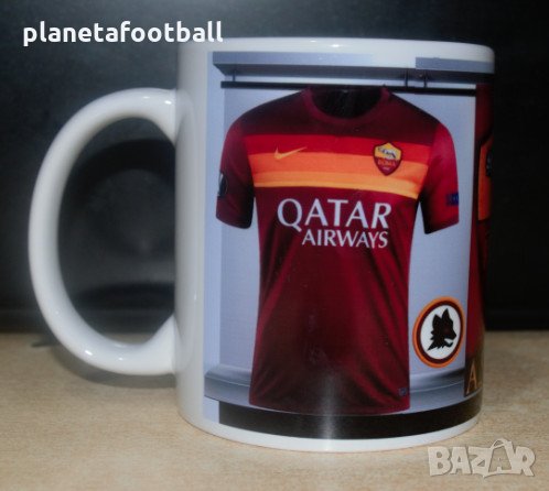 Футболна Чаша на ROMA с Ваше име и номер сезон 2025/26!Уникална фен чаша на Рома!, снимка 6 - Фен артикули - 32003513
