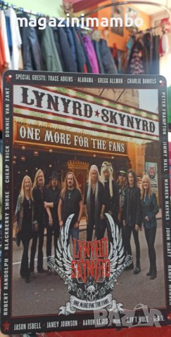 Lynyrd Skynyrd - One More For The Fans-метална табела(плакет), снимка 3 - Китари - 39151944