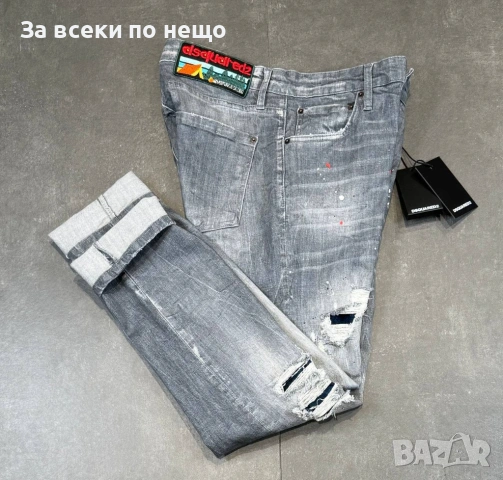 DSQUARED2 Мъжки Дънки С Накъсан Ефект Код Mens P.219