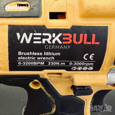 Комплект 2бр. винтоверт WERKBULL - CORDLESS DRILL, снимка 3 - Винтоверти - 51508361