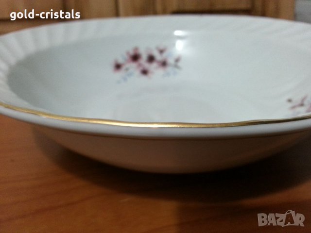 Стар български порцелан купа , снимка 3 - Антикварни и старинни предмети - 35031427