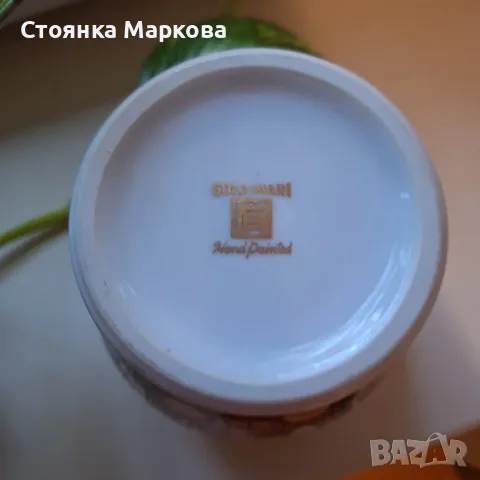 Винтидж японска ваза- GOLDIMARI, снимка 4 - Вази - 55884625