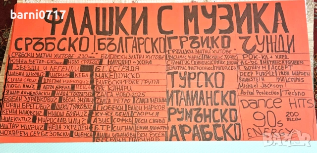 Флашки с музика