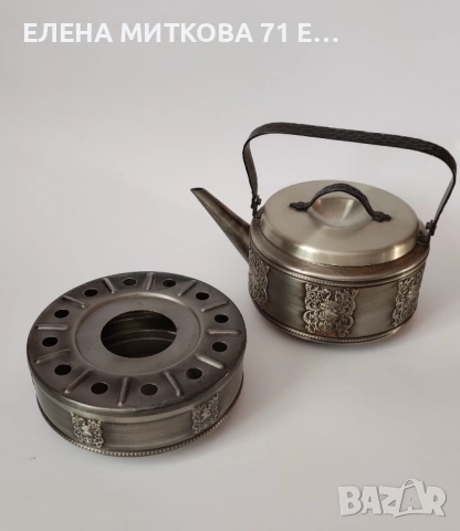 Винтидж комплект за чай от две части, снимка 2 - Антикварни и старинни предмети - 54334857